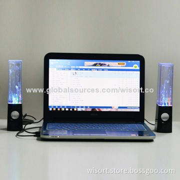 Fashionable Portable Mini/Water-dancing Stereo Speakers with 2.3.5mm Standard Audio Input